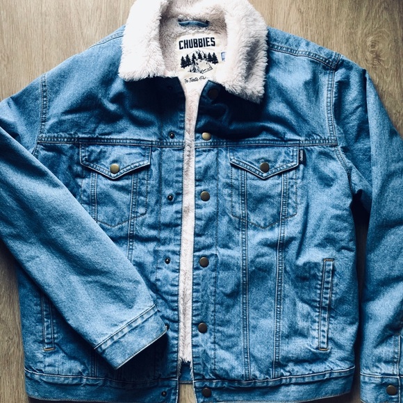 chubbies jean jacket